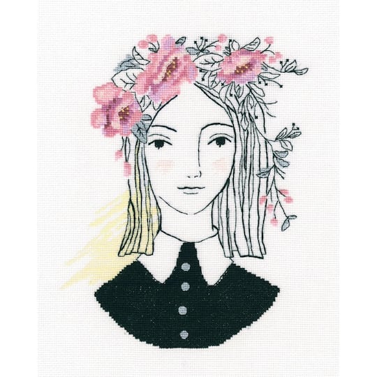 RTO Cross-stitch Kit "In the haze of pink flowers"
